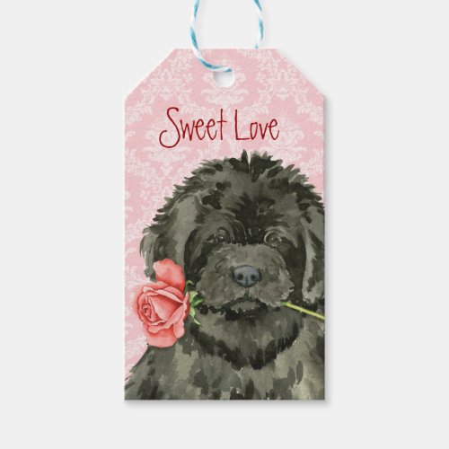 Valentine Rose Newfoundland Gift Tags