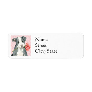 Valentine Rose Pit Bull Label