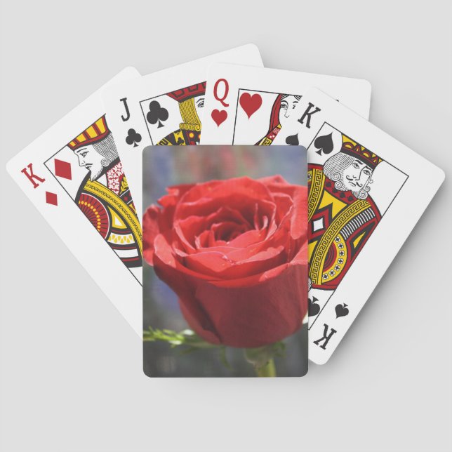 Valentine Rose Playing Cards (Back)
