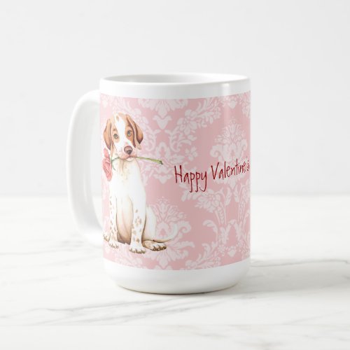 Valentine Rose Pointer Coffee Mug