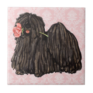 Valentine Rose Puli Ceramic Tile