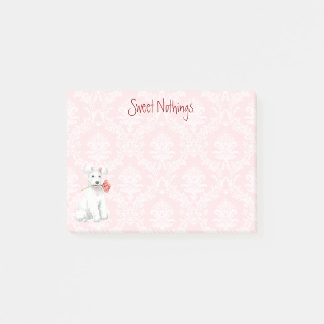 Valentine Rose Pumi Post-it Notes (Front)