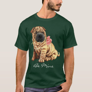 Valentine Rose Shar-Pei T-Shirt