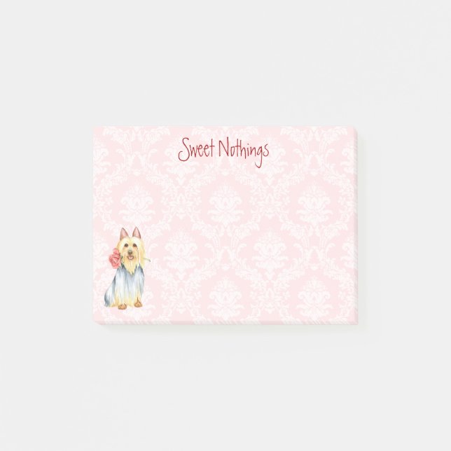 Valentine Rose Silky Terrier Notes (Front)