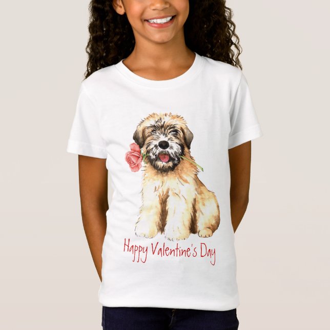 Valentine Rose Wheaten T-Shirt (Front)