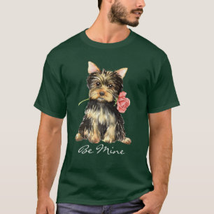 Valentine Rose Yorkie T-Shirt