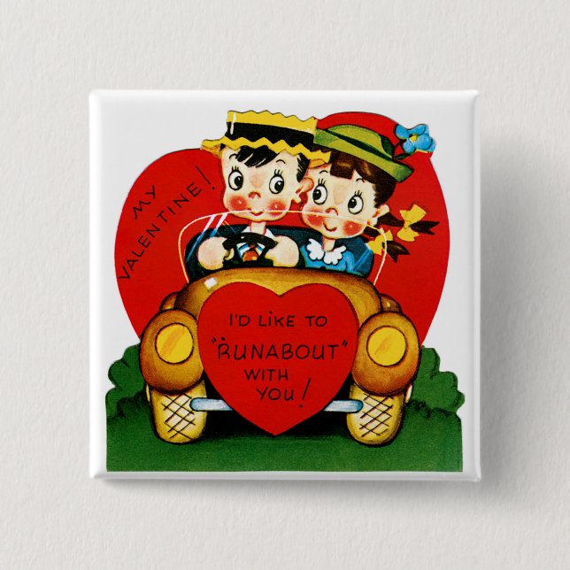 Valentine Runabout Button (Front)