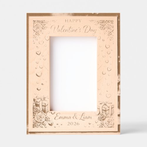 Valentine’s Day 2026 Picture for Couples Engraved Frames