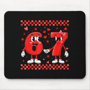 Valentine’s Day 67 Meme Funny Six Seven 6 7 Valent Mouse Pad