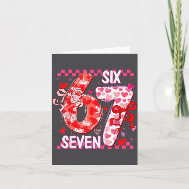 Valentine’s Day 67 Meme Happy Valentines Day Funny Card (Front)