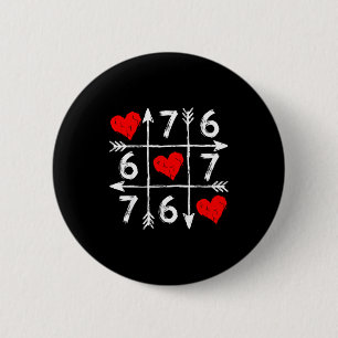 Valentine’s Day 67 Six Seven Meme Love 6 7 Heart C Button