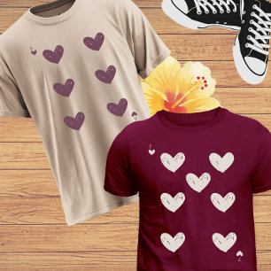 Valentine’s Day 6 & 7 Meme Matching Couple Women  Tri-Blend Shirt
