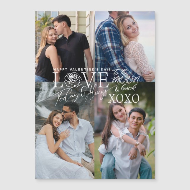 Valentine’s Day Calligraphy Photo Collage (Front)