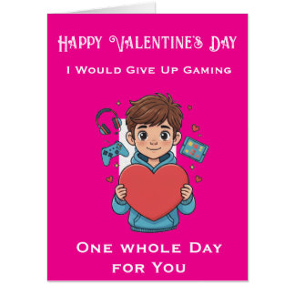 Valentine`s Day Card for The Younger Generation