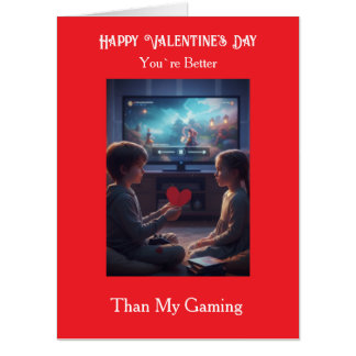 Valentine`s Day Card for The Younger Generation