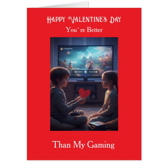 Valentine`s Day Card for The Younger Generation (Front)