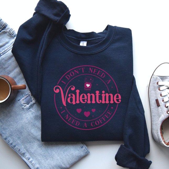Valentine’s Day coffee lover shirt, Valentine gift Sweatshirt (Creator Uploaded)