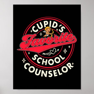 Valentine’s Day Counselor Cupid's Favorite School Poster