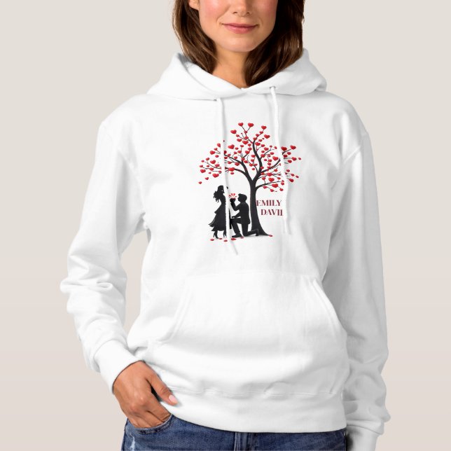 Valentine’s Day Couple Gift – Pullover Hoodie (Front)