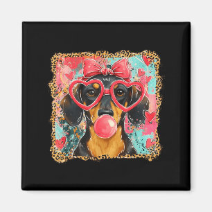 Valentine’s Day Dog Cute Dachshund Dogs For Dog Mo Magnet
