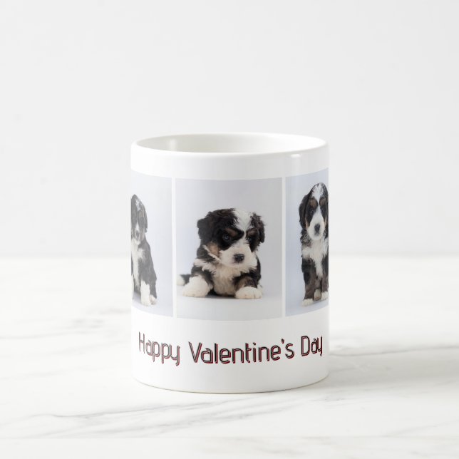 Valentine’s Day Dog Mug – Add Your Dog’s Photos (Center)