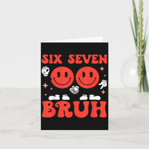 Valentine’s Day Funny 67 Meme Six Seven 6 7 Valent Card