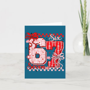 Valentine’s Day Funny 67 Meme Six Seven 6 7 Valent Card