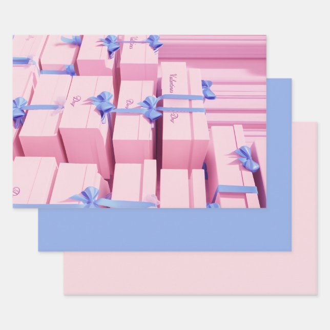 Valentine’s Day Gift Extravaganza Wrapping Paper Sheets (Set)