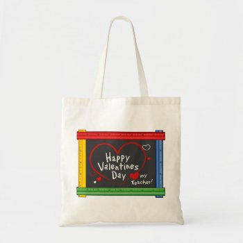 Valentine’s Day Gift For Teacher Tote Bag by pomegranate_gallery at Zazzle