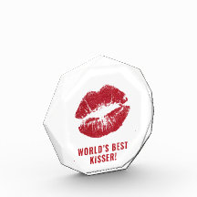Valentine’s Day Gift World's Best Kisser Award