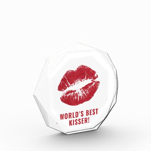 Valentines Day Gift Worlds Best Kisser Award