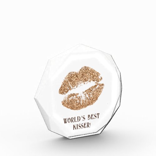 Valentines Day Gift Worlds Best Kisser Award