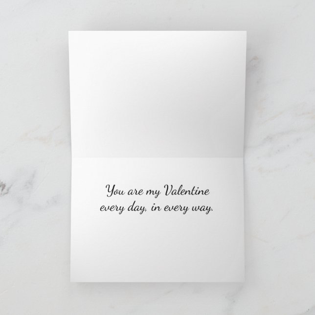 Valentine’s Day Greeting Card (Inside)