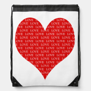 Valentine’s Day Heart Drawstring Bag