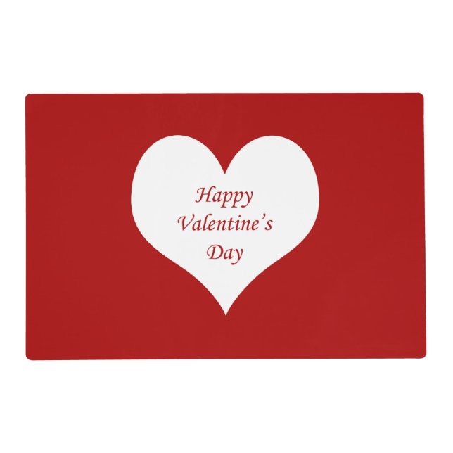 Valentine’s Day Heart Placemat (Front)