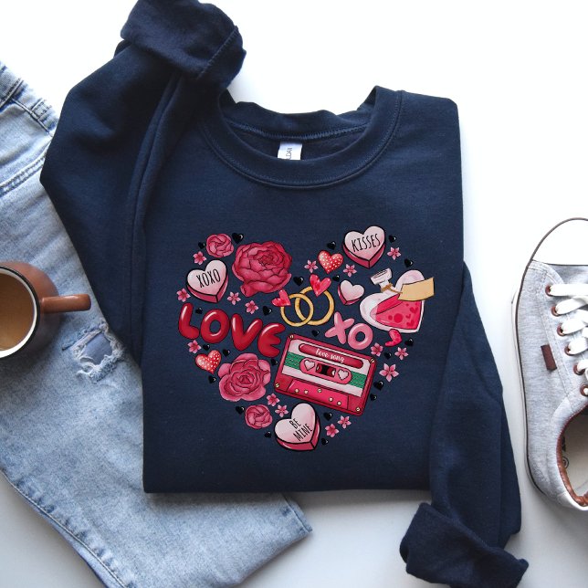 Valentine’s Day heart shirt, Valentine's gift Sweatshirt (Creator Uploaded)