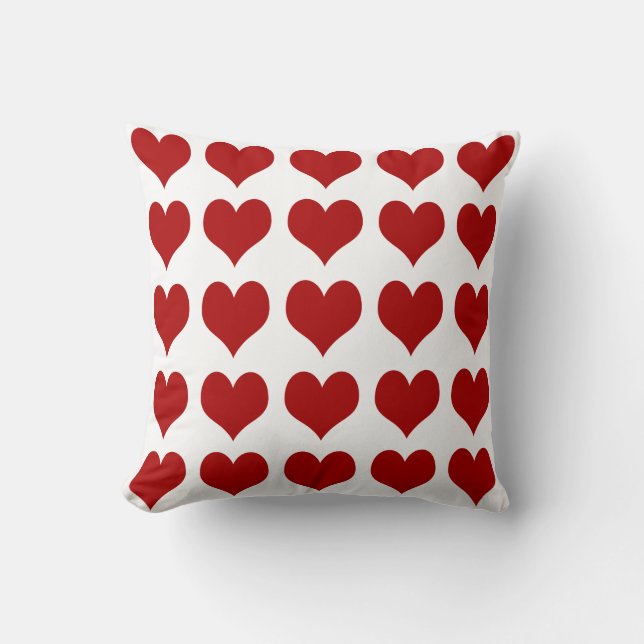 Valentine’s Day Heart Throw Pillow (Front)