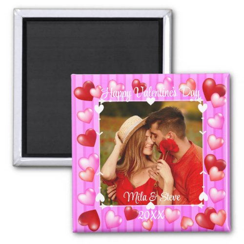 Valentines Day Hearts Magnet