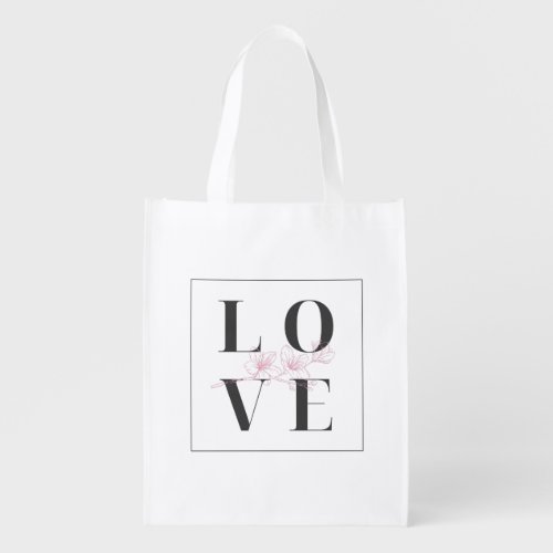 ️Valentines Day️I love you  Grocery Bag