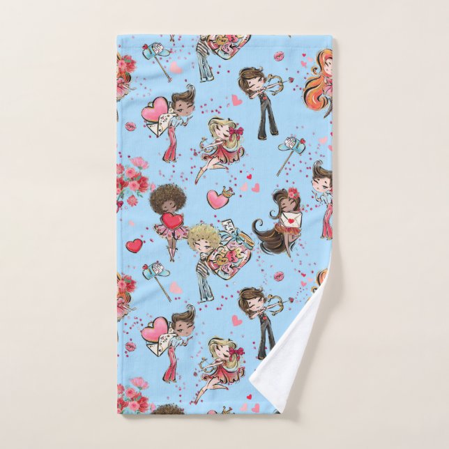 Valentine’s Day Kitchen Hand Towel (Hand Towel)