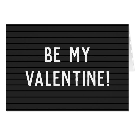 Valentine’s Day letter board Card | Zazzle.com