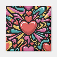 Valentine’s Day Magnet | Romantic, Cute