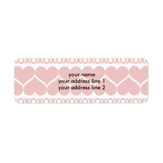 Valentine’s Day Pattern Label