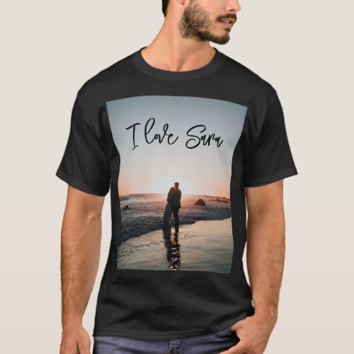 Valentineâs Day Personalized Your Photo T_Shirt