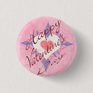 Valentine’s Day Pinback Button