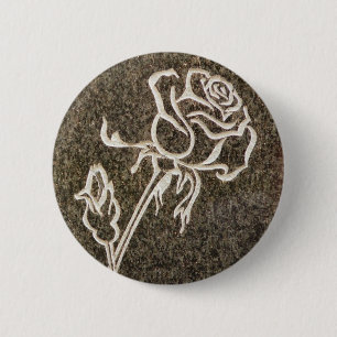 Valentine’s Day Rose Button