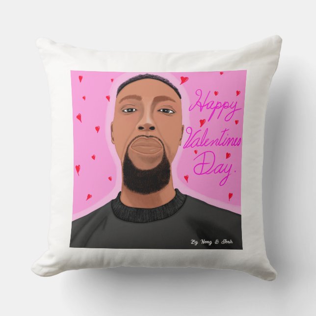 Valentine’s Day. Throw Pillow (Front)