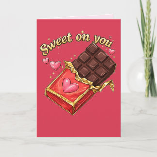 Valentine’s design inspired by chocolate card