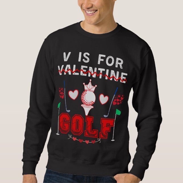 Valentine’s Golf Passion Tee - Love for the Game (Front)