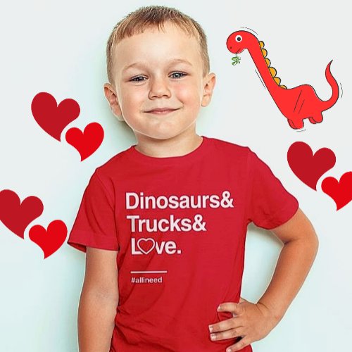 valentine sayings kids dinosaur tshirts